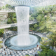 Imagen para el artículo titulado Cúpulas y una cascada de 40m: así será el aeropuerto más extravagante